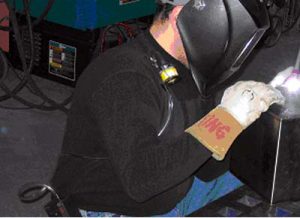 Welding Exposure monitoring for hexavalent chromium during welding.